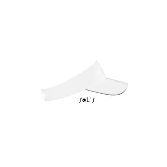 Uniszex napellenző, SOL'S SO01196, White/Black-U
