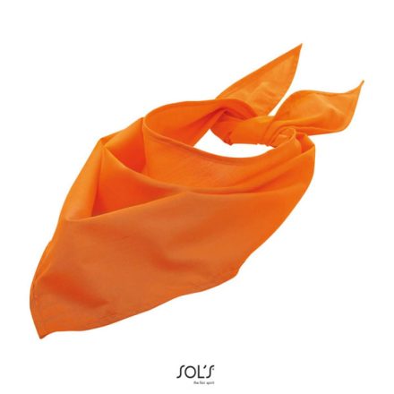 Uniszex háromszög kendő, SOL'S SO01198, Orange-U