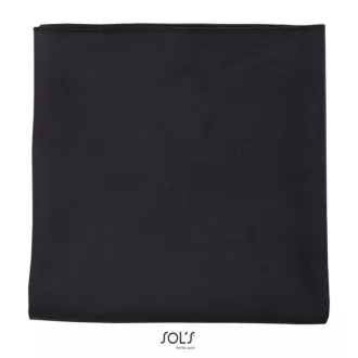   Uniszex mikroszálas kéztörlő, SOL'S SO01208, Black-30X50
