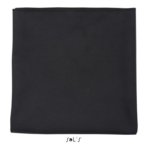 Uniszex mikroszálas törölköző, SOL'S SO01209, Black-50X100