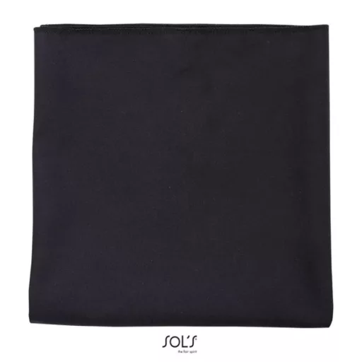 Uniszex mikroszálas fürdőtörölköző, SOL'S SO01210, Black-70X120