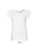 Női MELBA kereknyakú pamut póló, SOL'S SO01406, White-L