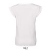 Női MELBA kereknyakú pamut póló, SOL'S SO01406, White-L