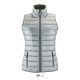 Női WAVE könnyű bélelt steppelt mellény, SOL'S SO01437, Metal Grey-S
