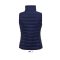 Női WAVE könnyű bélelt steppelt mellény, SOL'S SO01437, Navy-2XL
