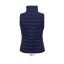 Női WAVE könnyű bélelt steppelt mellény, SOL'S SO01437, Navy-M