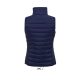 Női WAVE könnyű bélelt steppelt mellény, SOL'S SO01437, Navy-S