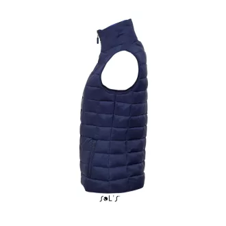   Női WAVE könnyű bélelt steppelt mellény, SOL'S SO01437, Navy-S