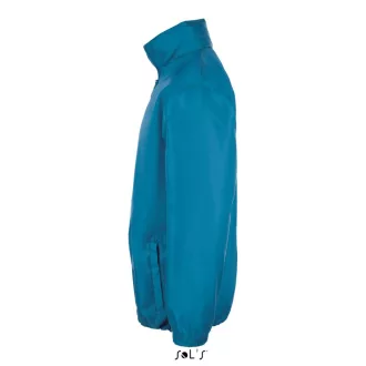   Uniszex széldzseki, gallérba rejtett kapucnival, SOL'S SO01618, Aqua-S