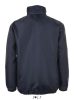 Uniszex széldzseki, gallérba rejtett kapucnival, SOL'S SO01618, French Navy-XS