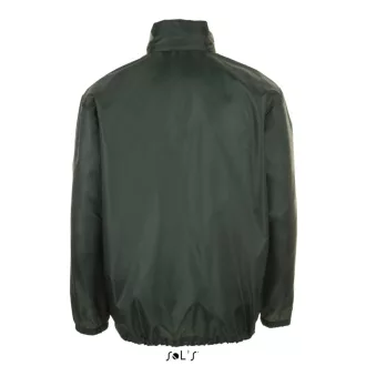   Uniszex széldzseki, gallérba rejtett kapucnival, SOL'S SO01618, Forest Green-XS