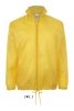 Uniszex széldzseki, gallérba rejtett kapucnival, SOL'S SO01618, Gold-2XL