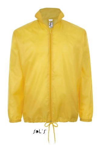 Uniszex széldzseki, gallérba rejtett kapucnival, SOL'S SO01618, Gold-S