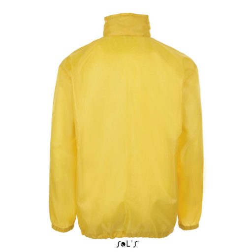 Uniszex széldzseki, gallérba rejtett kapucnival, SOL'S SO01618, Gold-XL