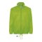 Uniszex széldzseki, gallérba rejtett kapucnival, SOL'S SO01618, Lime-2XL