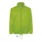 Uniszex széldzseki, gallérba rejtett kapucnival, SOL'S SO01618, Lime-S