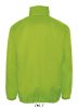 Uniszex széldzseki, gallérba rejtett kapucnival, SOL'S SO01618, Lime-XS