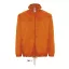 Uniszex széldzseki, gallérba rejtett kapucnival, SOL'S SO01618, Orange-XS