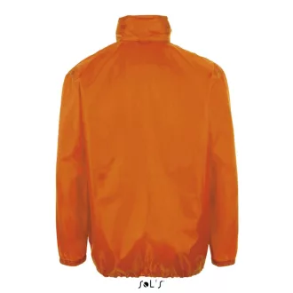   Uniszex széldzseki, gallérba rejtett kapucnival, SOL'S SO01618, Orange-XS