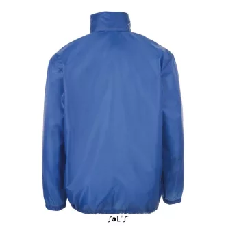   Uniszex széldzseki, gallérba rejtett kapucnival, SOL'S SO01618, Royal Blue-S