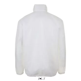  Uniszex széldzseki, gallérba rejtett kapucnival, SOL'S SO01618, White-S