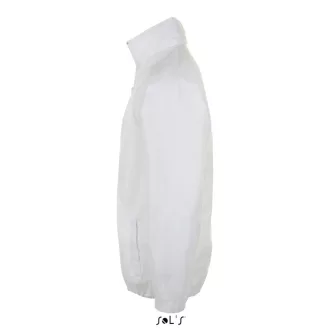   Uniszex széldzseki, gallérba rejtett kapucnival, SOL'S SO01618, White-S