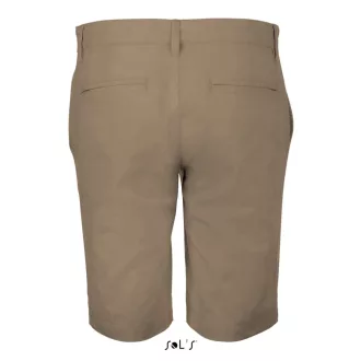   Férfi JASPER pamut rövidnadrág cipzáras sliccel, SOL'S SO01659, Chestnut-38