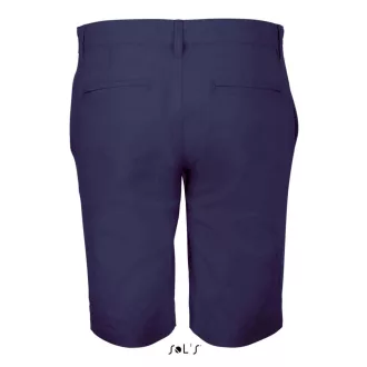   Férfi JASPER pamut rövidnadrág cipzáras sliccel, SOL'S SO01659, French Navy-38