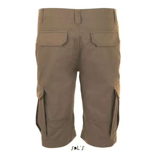 Férfi JACKSON pamut bermuda oldalsó szárzsebekkel, SOL'S SO01660, Chestnut-40