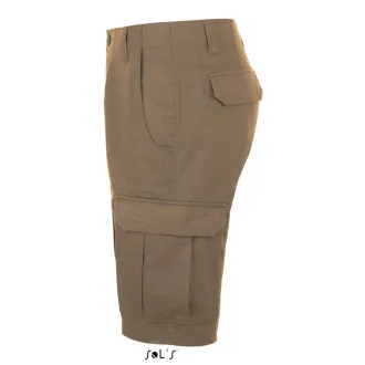   Férfi JACKSON pamut bermuda oldalsó szárzsebekkel, SOL'S SO01660, Chestnut-40
