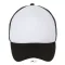Uniszex hálós 5 paneles baseball sapka, SOL'S SO01668, White/Black-U