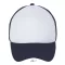 Uniszex hálós 5 paneles baseball sapka, SOL'S SO01668, White/French Navy-U