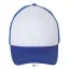 Uniszex hálós 5 paneles baseball sapka, SOL'S SO01668, White/Royal Blue-U