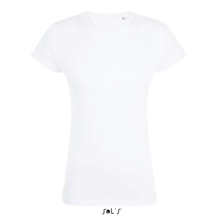 Női MAGMA szublimációs rövid ujjú póló , SOL'S SO01705, White-M
