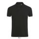 Férfi PHOENIX galléros sztreccs póló, SOL'S SO01708, Black-2XL