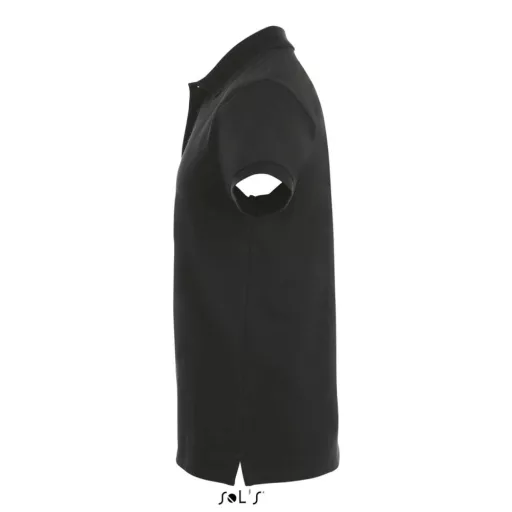 Férfi PHOENIX galléros sztreccs póló, SOL'S SO01708, Black-2XL