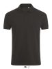Férfi PHOENIX galléros sztreccs póló, SOL'S SO01708, Charcoal Melange-S