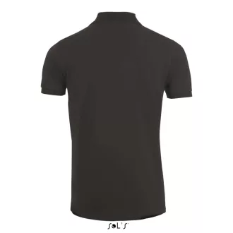   Férfi PHOENIX galléros sztreccs póló, SOL'S SO01708, Charcoal Melange-S