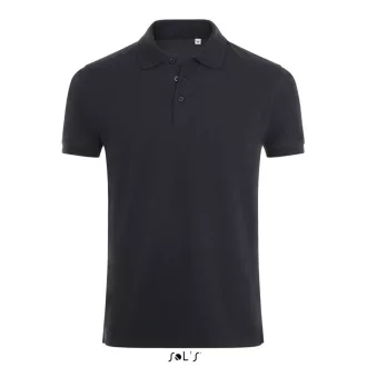   Férfi PHOENIX galléros sztreccs póló, SOL'S SO01708, French Navy-S