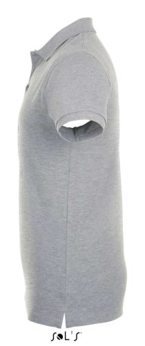 Férfi PHOENIX galléros sztreccs póló, SOL'S SO01708, Grey Melange-2XL