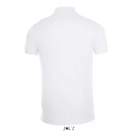 Férfi PHOENIX galléros sztreccs póló, SOL'S SO01708, White-2XL