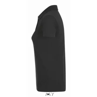   Női PHOENIX sztreccs galléros póló, SOL'S SO01709, Black-S