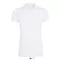Női PHOENIX sztreccs galléros póló, SOL'S SO01709, White-L