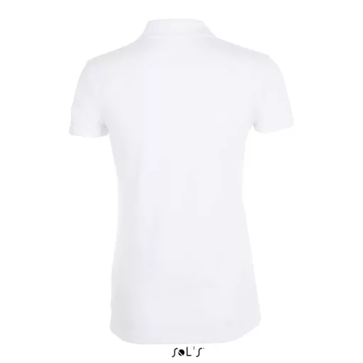 Női PHOENIX sztreccs galléros póló, SOL'S SO01709, White-M