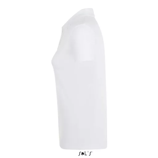 Női PHOENIX sztreccs galléros póló, SOL'S SO01709, White-M