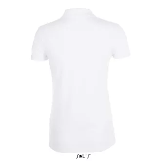   Női PHOENIX sztreccs galléros póló, SOL'S SO01709, White-S