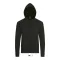 Uniszex cipzáras kapucnis pulóver, SOL'S SO01714, Black-2XL
