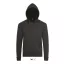 Uniszex cipzáras kapucnis pulóver, SOL'S SO01714, Charcoal Melange-2XL