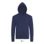 Uniszex cipzáras kapucnis pulóver, SOL'S SO01714, French Navy-XS