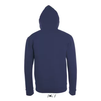   Uniszex cipzáras kapucnis pulóver, SOL'S SO01714, French Navy-XS